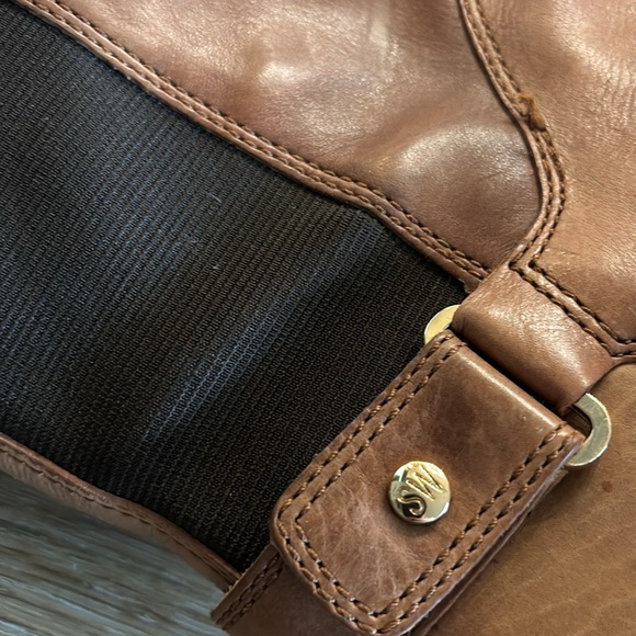 Stuart Weitzman brown leather knee length boots - Picture 6 of 8